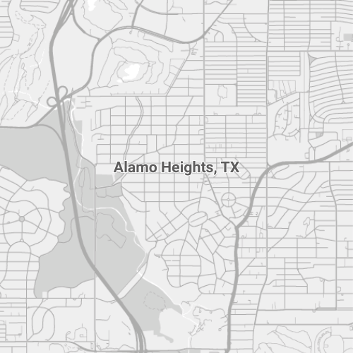 Alamo Heights, TX Map