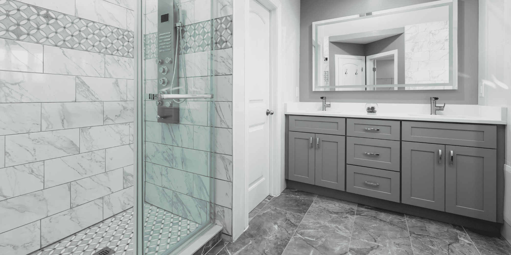 Stock Image of Tub to Shower Conversion