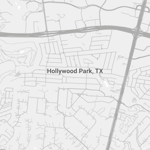 Hollywood Park, TX Map