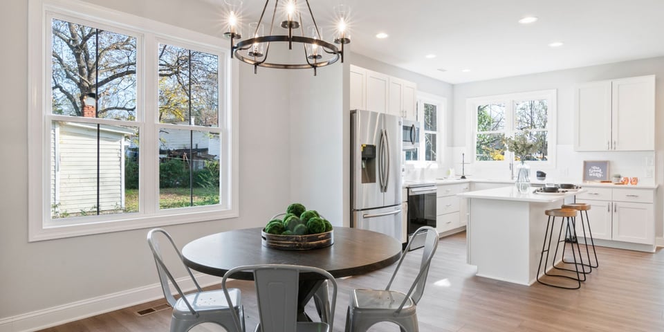 Kitchen remodel with dining area and small kitchen island in san antonio tx