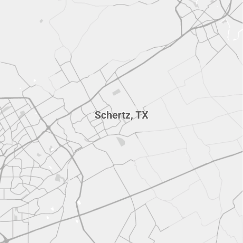 Schertz, TX Map