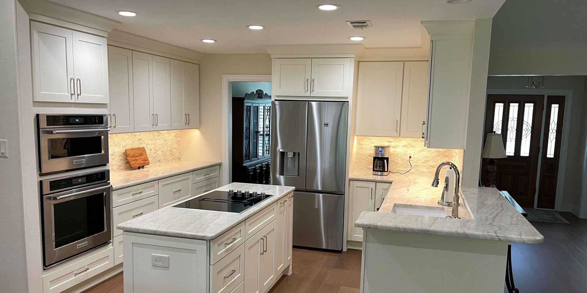 San Antonio Kitchen Remodel with wood floors