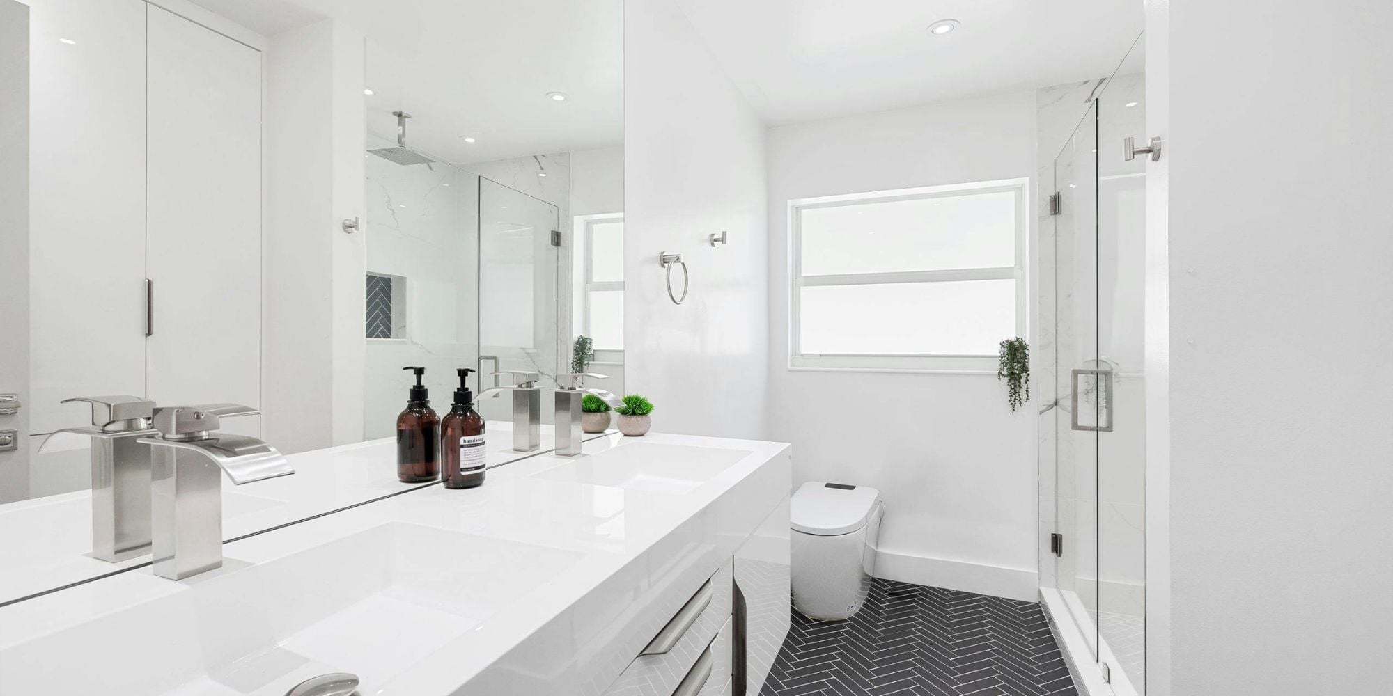 san antonio bathroom remodel with double sink
